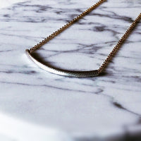 • STELLAIRE • Le collier Argent Massif + Or